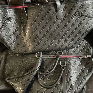 Glamaholic duffel an tote set 🖤💗
